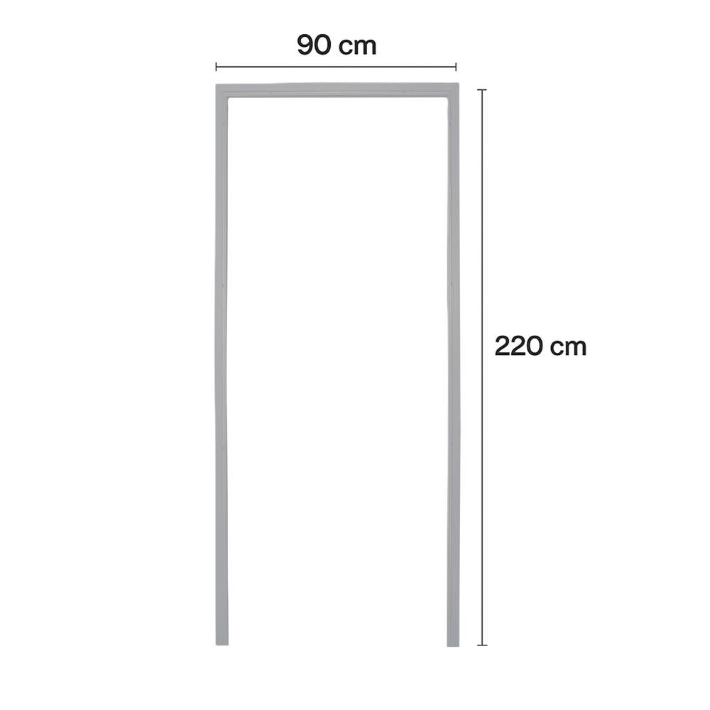 วงกบประตู UPVC MODERNWOOD 90x220 ซม. สีเทา