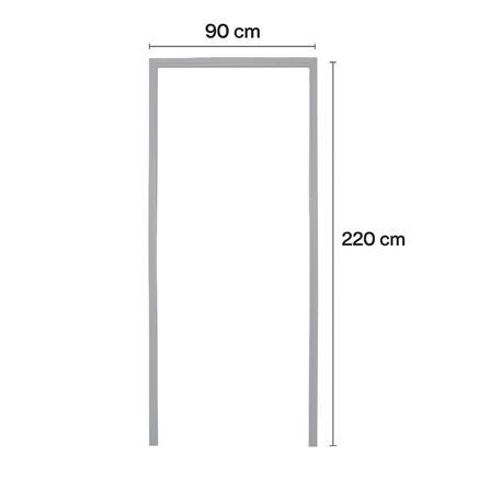 วงกบประตู UPVC MODERNWOOD 90x220 ซม. สีเทา_4