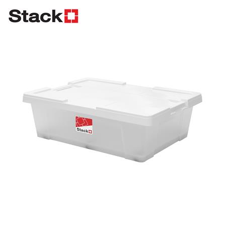 กล่องเก็บของ STACKO MORI SIZE M 50 ลิตร สีขาว/ใส_1