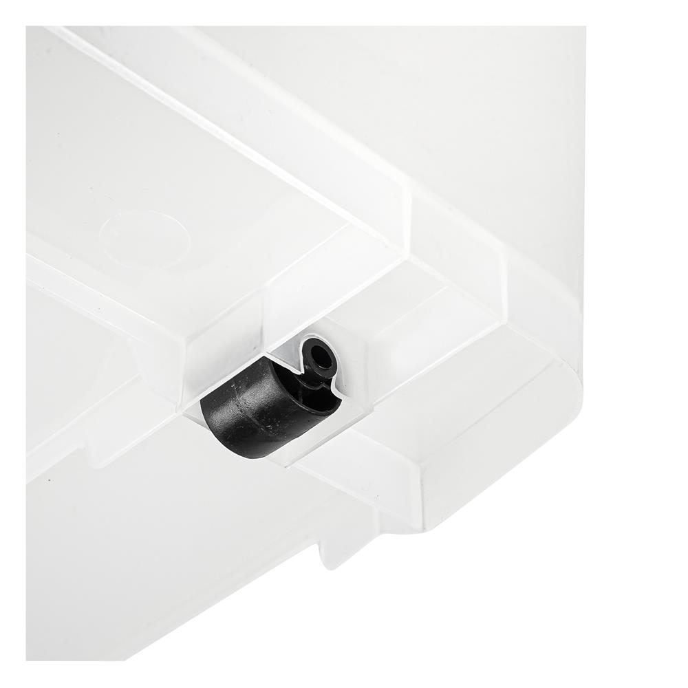 กล่องเก็บของ STACKO BULK 75 ลิตร สีขาว/ใส