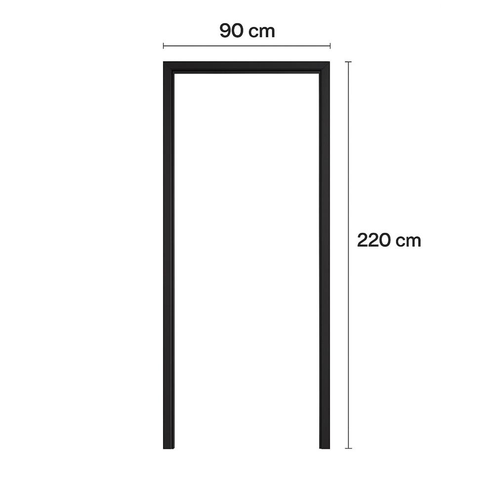 วงกบประตู UPVC MODERNWOOD 90x220 ซม. สีโอ๊ค