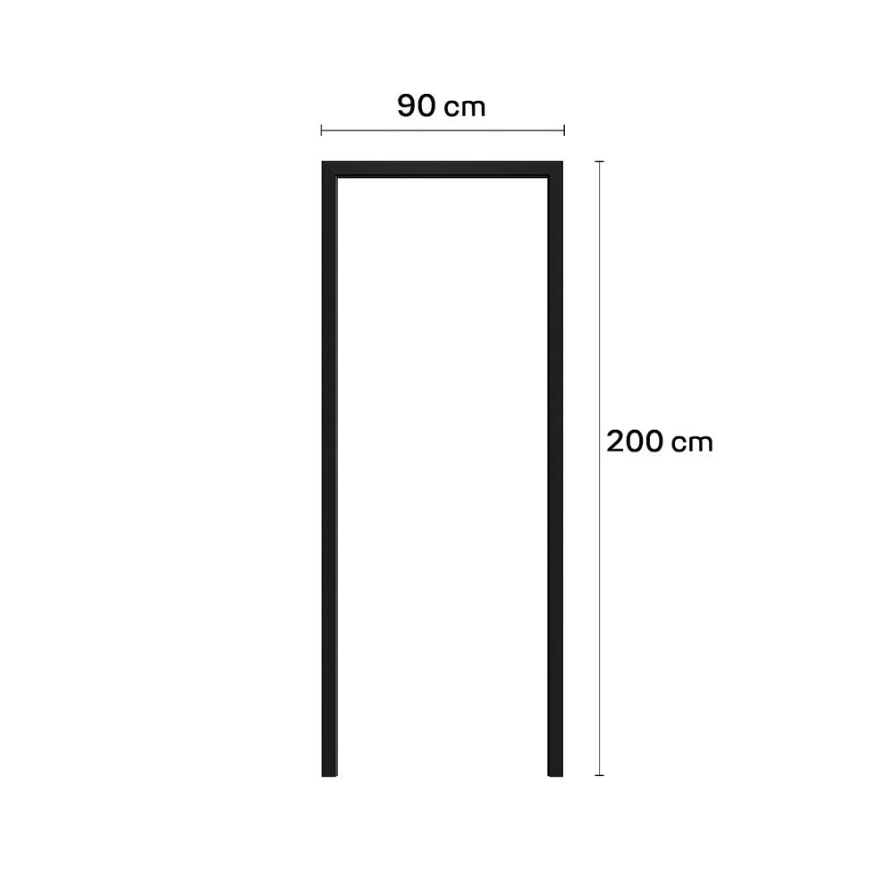 วงกบประตู UPVC MODERNWOOD 90x200 ซม. สีโอ๊ค