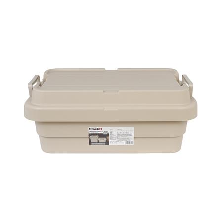 กล่องจัดเก็บท้ายรถ 30 ลิตร STACKO GLAM 60x39x24.5 ซม. สีเบจ_1