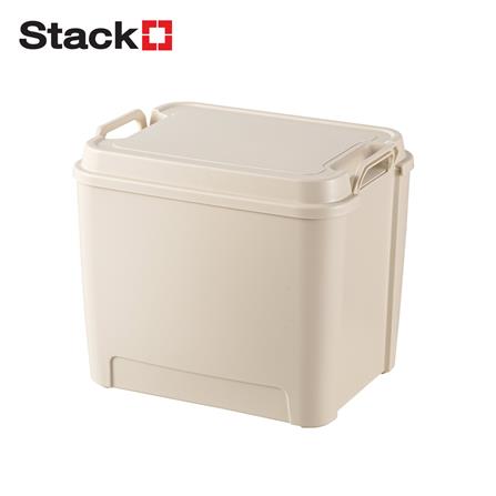 กล่องหูหิ้ว STACKO GLAM 19 ลิตร 33.5x26x29 ซม. สีเบจ_0