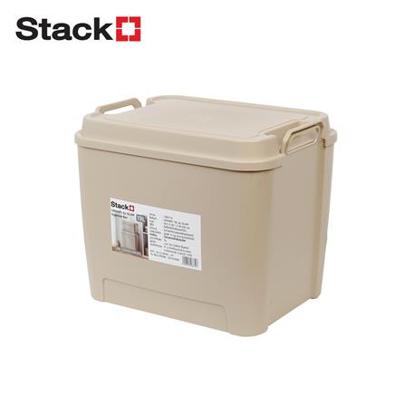 กล่องหูหิ้ว STACKO GLAM 19 ลิตร 33.5x26x29 ซม. สีเบจ_0