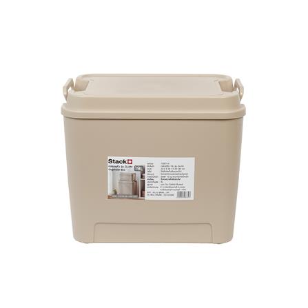 กล่องหูหิ้ว STACKO GLAM 19 ลิตร 33.5x26x29 ซม. สีเบจ_1
