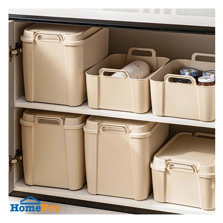 กล่องหูหิ้ว STACKO GLAM 19 ลิตร 33.5x26x29 ซม. สีเบจ_4