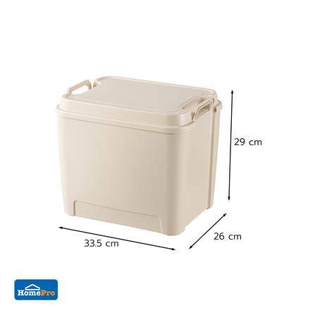 กล่องหูหิ้ว STACKO GLAM 19 ลิตร 33.5x26x29 ซม. สีเบจ_6