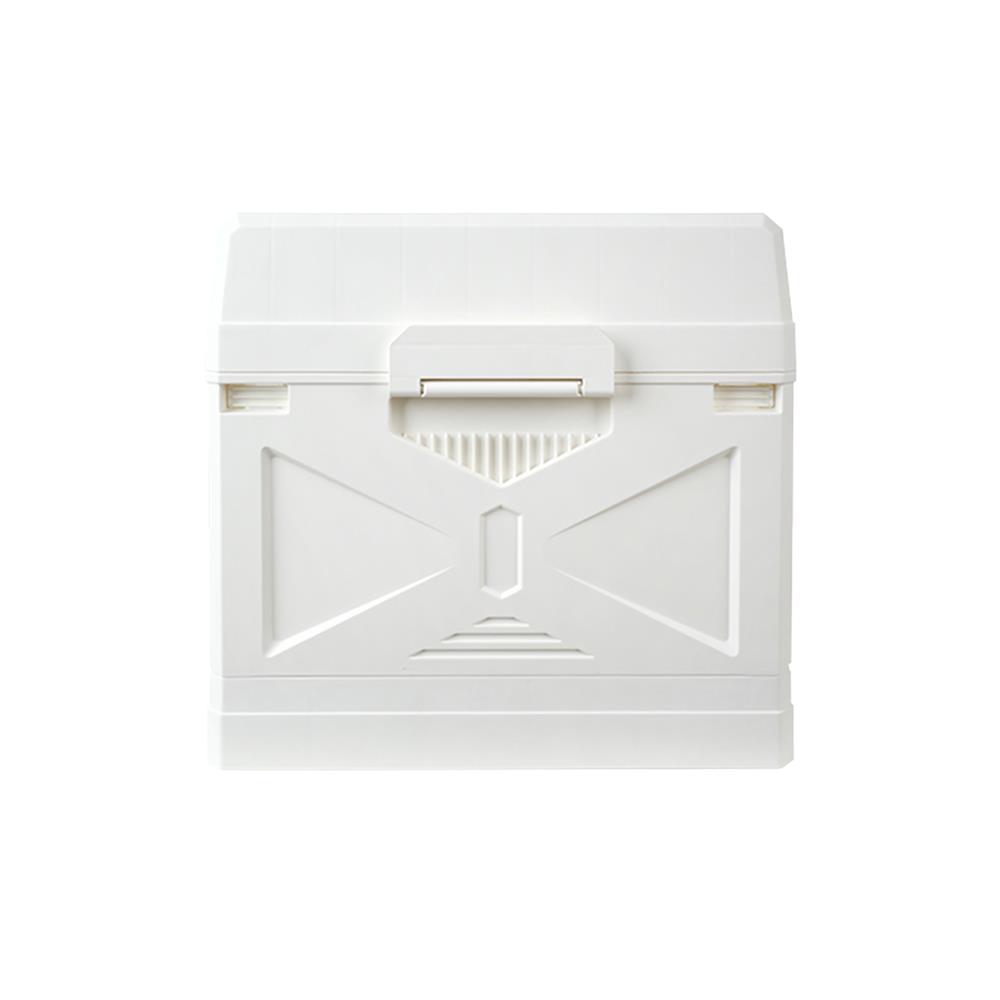 กล่องเก็บของพับได้ STACKO GLAM SIZE L 63x40.5x39 ซม. สีขาว