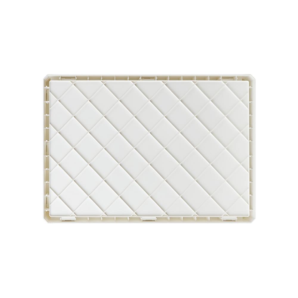 กล่องเก็บของพับได้ STACKO GLAM SIZE L 63x40.5x39 ซม. สีขาว