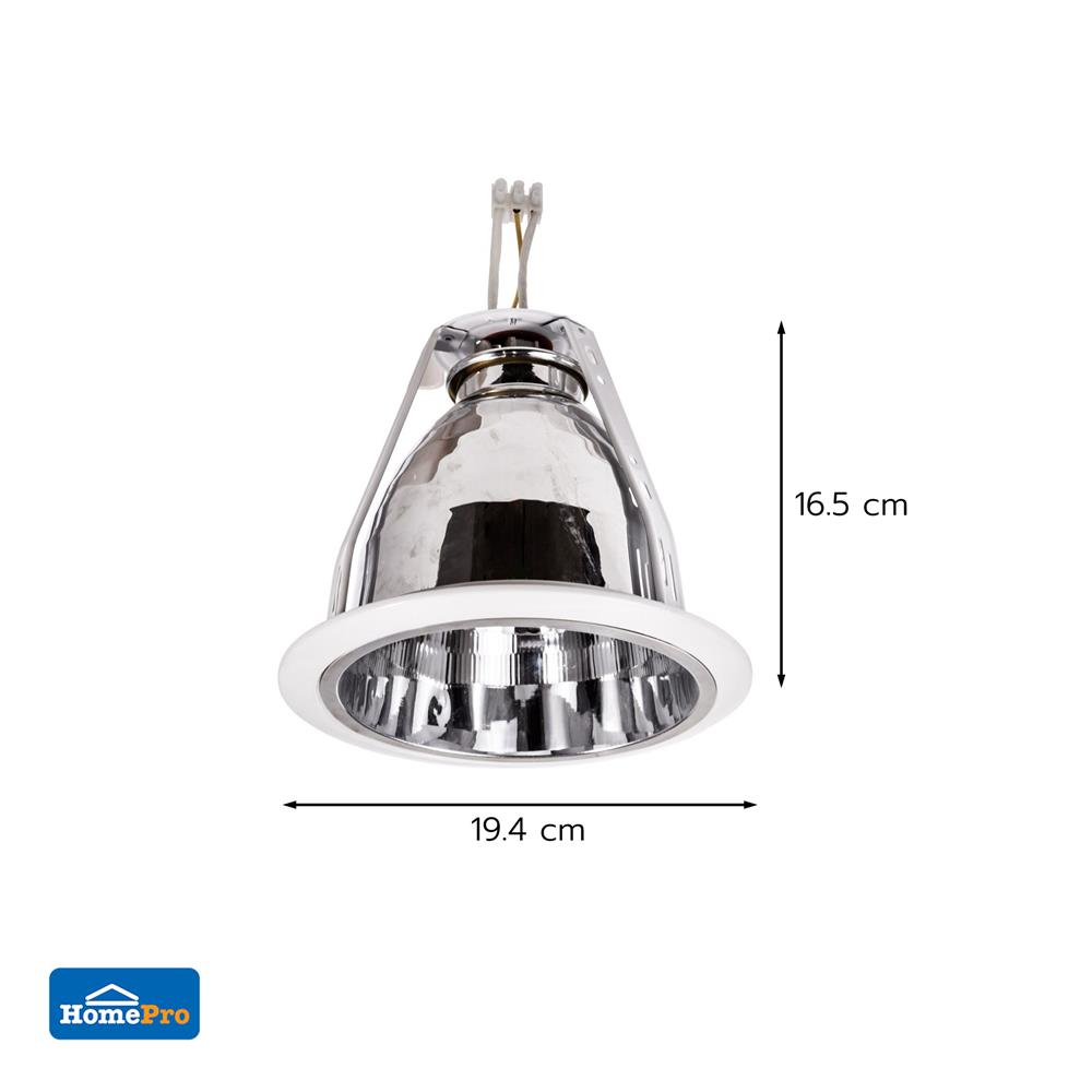 ดาวน์ไลท์ CARINI E27 B0260 6 นิ้ว ทรงกลม