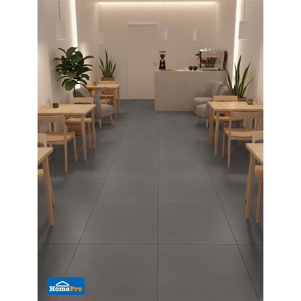 กระเบื้องพื้นพอร์ซเลน 60x60 ซม. TARA เฮลี่ เทา A 1.44 ตร.ม.