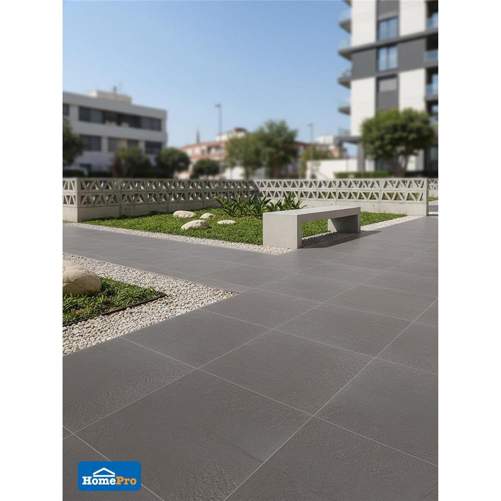 กระเบื้องพื้นพอร์ซเลน 60x60 ซม. TARA เฮลี่ เทา A 1.44 ตร.ม.