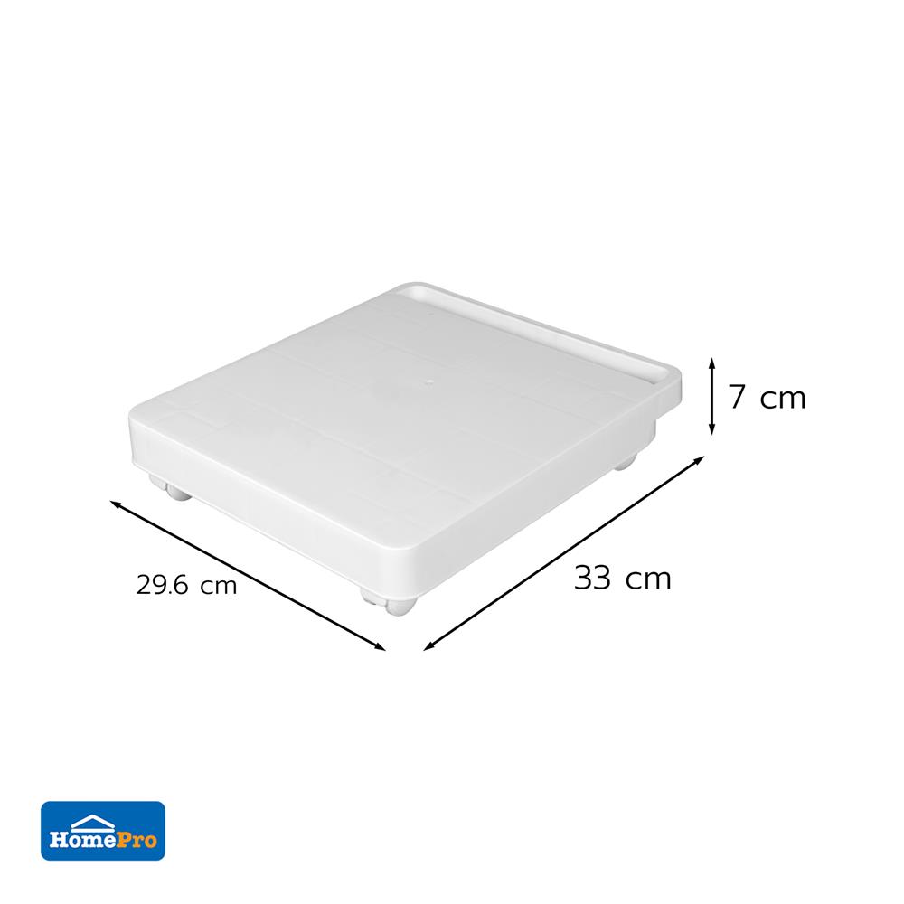 ถาดพลาสติกวางของอเนกประสงค์มีล้อ KECH
