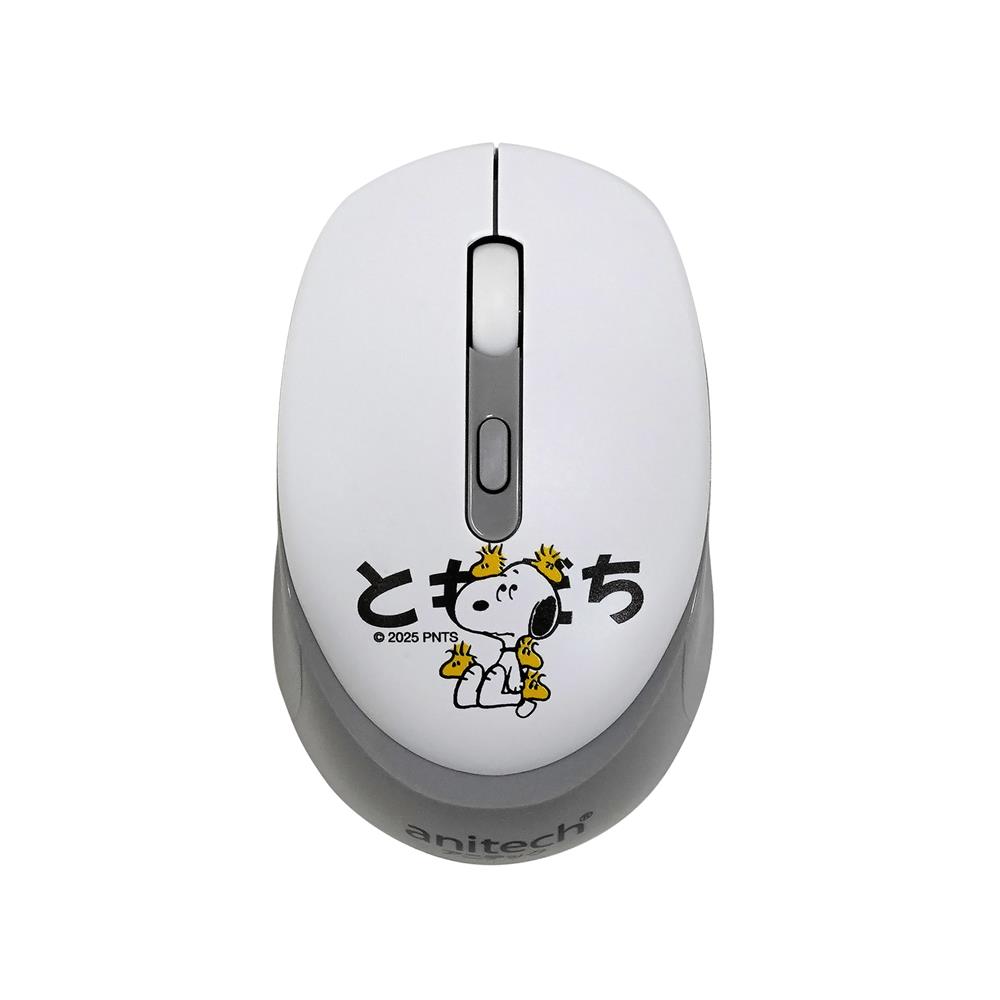 เมาส์ไร้สาย ANITECH SNOOPY W240 สีเทา
