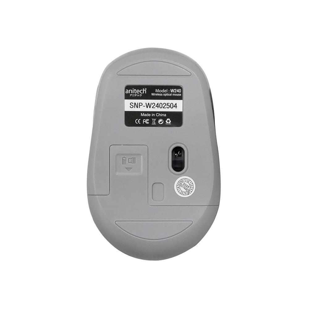 เมาส์ไร้สาย ANITECH SNOOPY W240 สีเทา