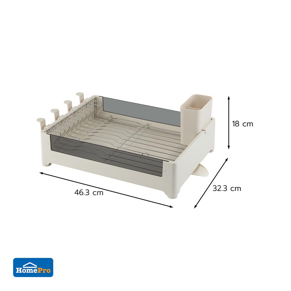 ชั้นคว่ำจานพลาสติกและเทมเปอร์กลาส 1 ชั้น KECH NOAR