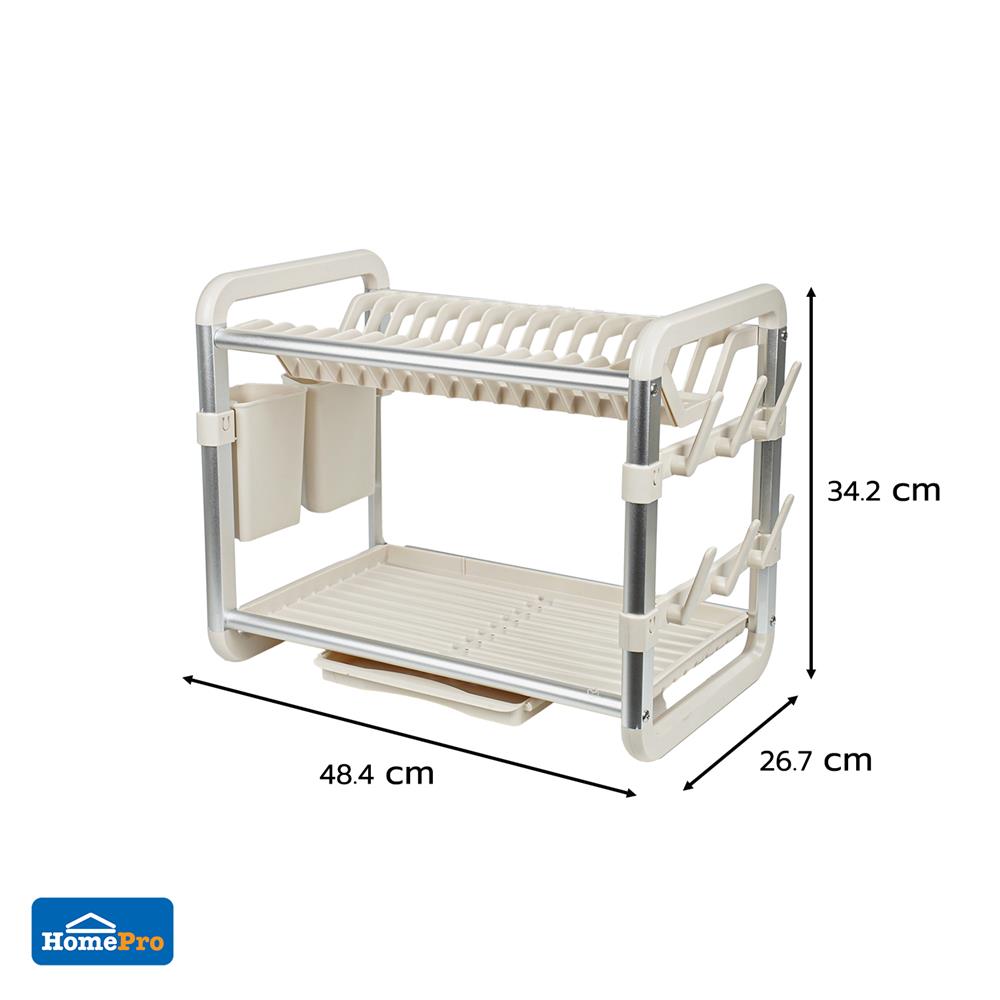 ชั้นคว่ำจานอะลูมิเนียม 2 ชั้น KECH NOAR