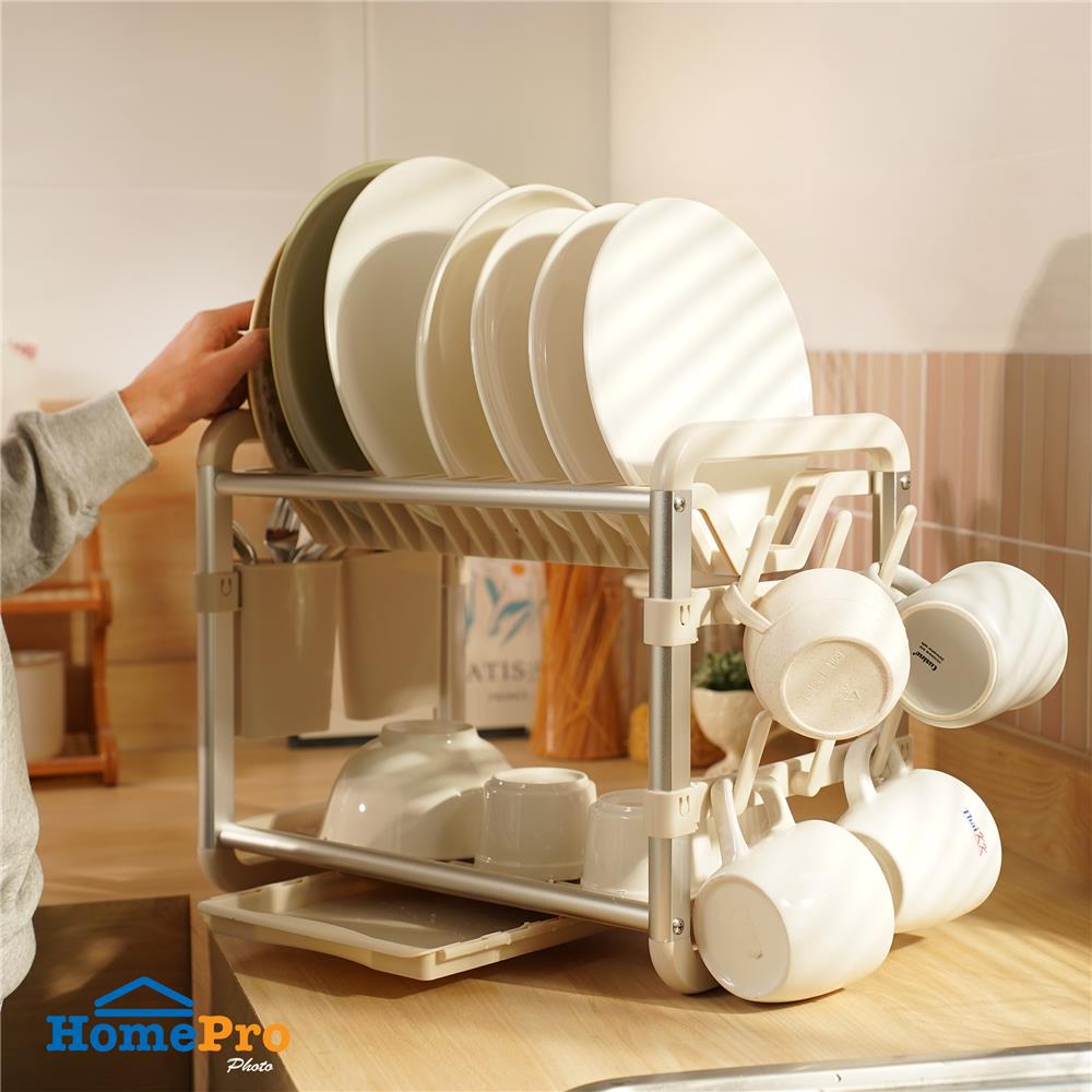 ชั้นคว่ำจานอะลูมิเนียม 2 ชั้น KECH NOAR