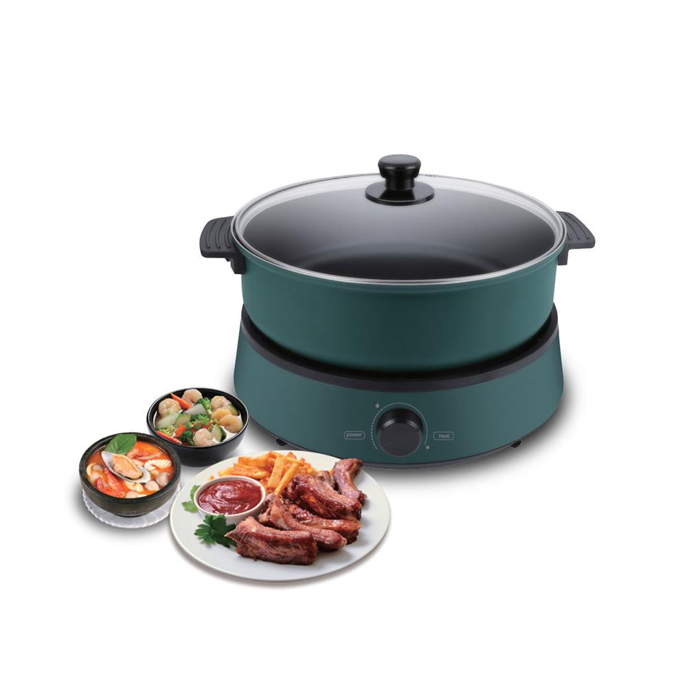 หม้ออเนกประสงค์ COMPRO CP-P8 4 ลิตร สีเขียว