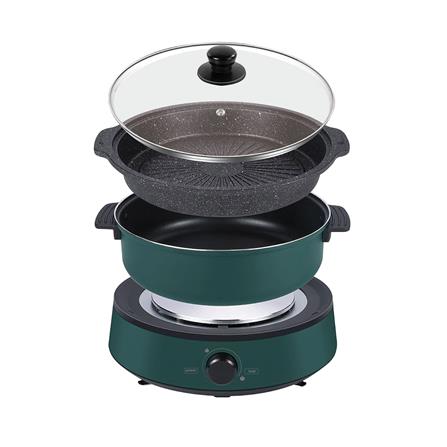 หม้ออเนกประสงค์ COMPRO CP-P8 4 ลิตร สีเขียว_1