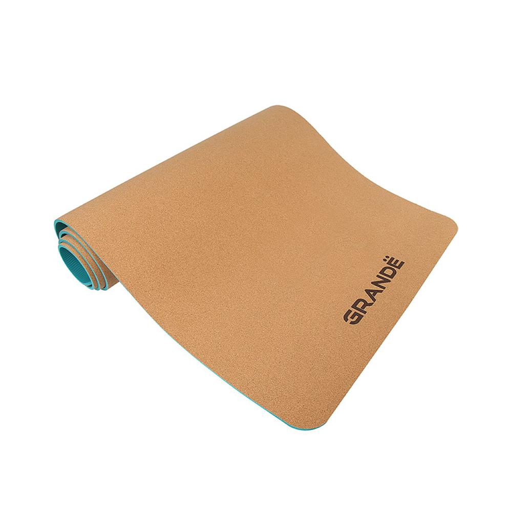 เสื่อโยคะ GRANDE CORK/TPE สีเขียว