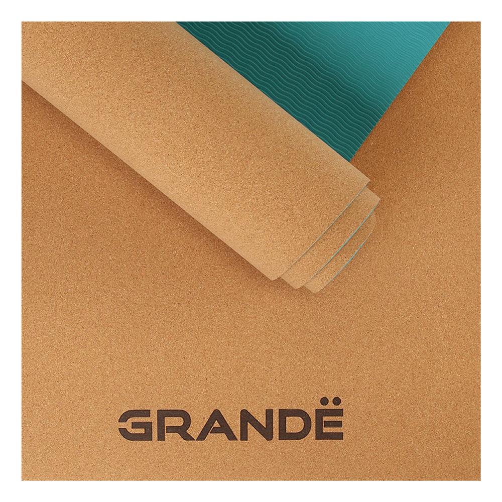 เสื่อโยคะ GRANDE CORK/TPE สีเขียว