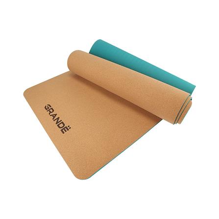 เสื่อโยคะ GRANDE CORK/TPE สีเขียว_2
