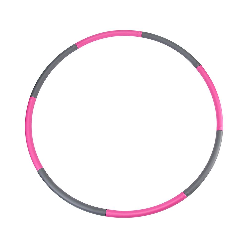 ฮูลาฮูป แบบต่อชิ้น GRANDE 94 ซม. สีชมพู/เทา