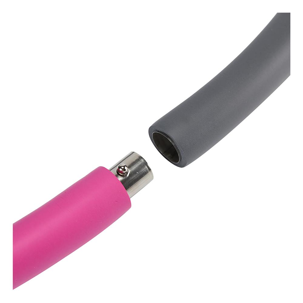 ฮูลาฮูป แบบต่อชิ้น GRANDE 94 ซม. สีชมพู/เทา