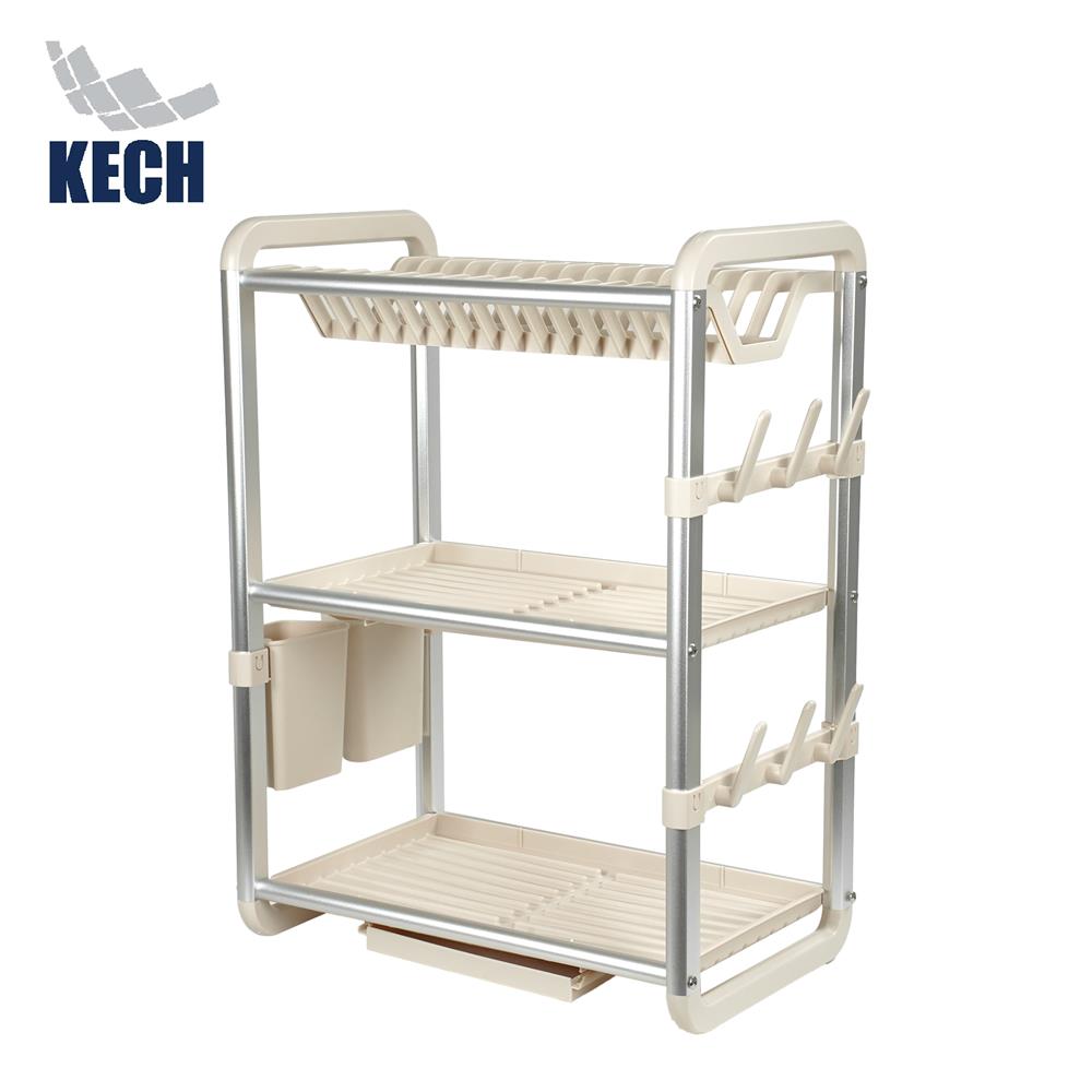 ชั้นคว่ำจานอะลูมิเนียม 3 ชั้น KECH NOAR