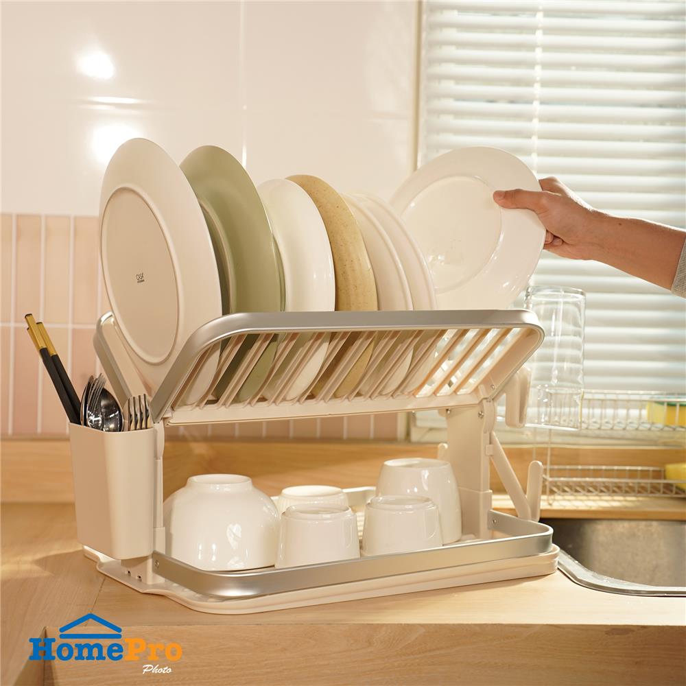 ชั้นคว่ำจานอะลูมิเนียมขาไขว้ KECH NOAR