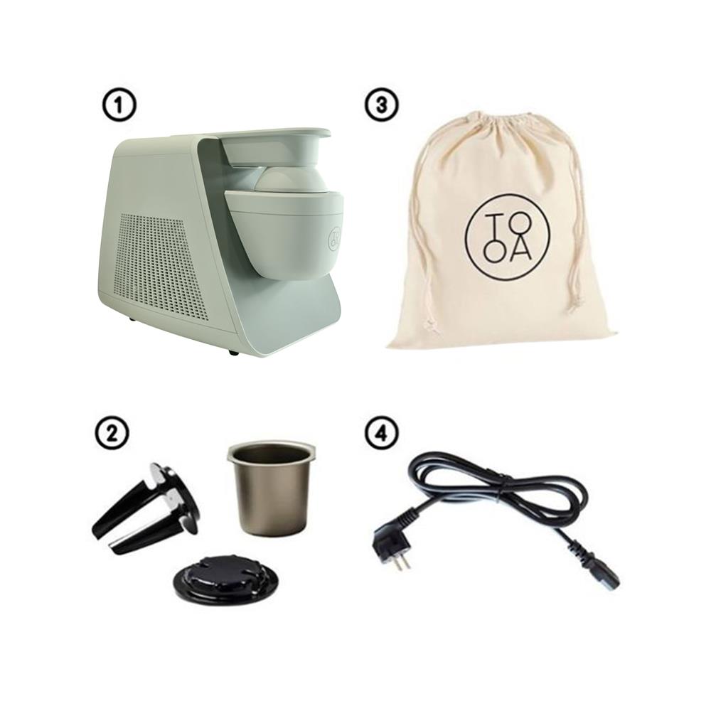 เครื่องทำไอศครีม N2ICE MA-0008 สีเขียว