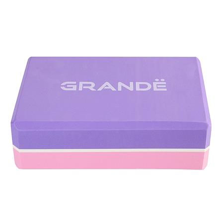 บล็อกโยคะ GRANDE สีชมพู/ม่วง_2