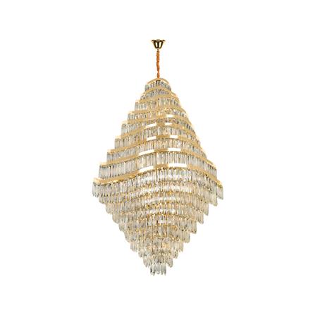 ไฟช่อ L&E 01-03170 สีทอง/ใส 55 หัว_0