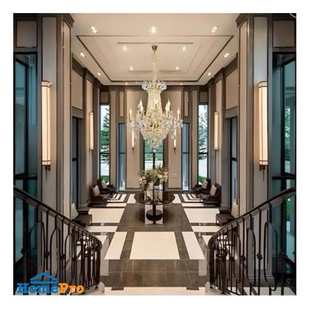 ไฟช่อ L&E 01-03099 สีทอง/ใส 18 หัว_1