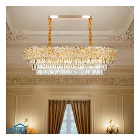 ไฟช่อ L&E 01-03172 สีทอง/ใส 13 หัว_1