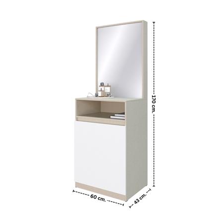 ชุดห้องนอน 5 ฟุต KONCEPT HOLLYN 59060715 สีไอโวรี่ลินิน_8