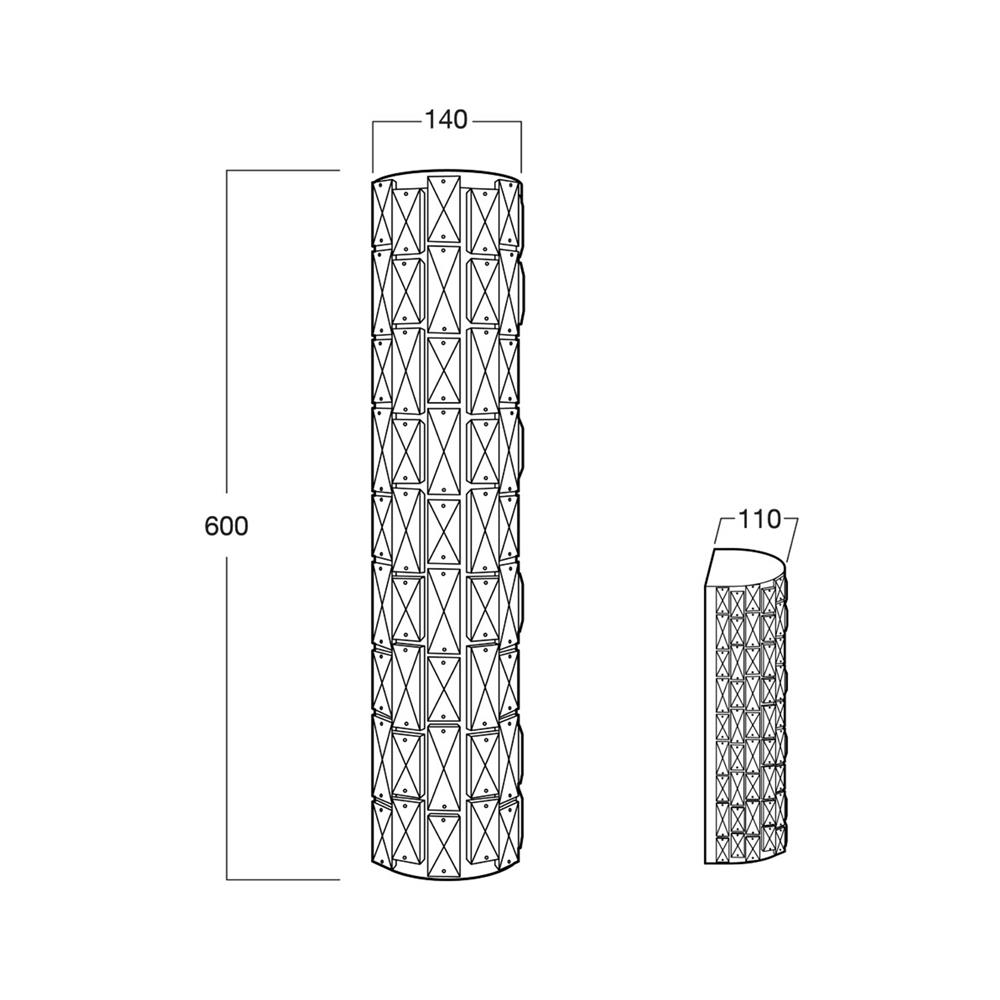 ไฟกิ่งภายใน LUMAX 01-03164 สีเงิน/ใส 6 หัว