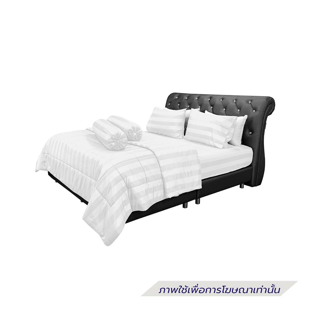 ชุดผ้าปูที่นอน 6 ฟุต (ชุด 6 ชิ้น) PICASSO TENCEL JASMINE สี WHITE