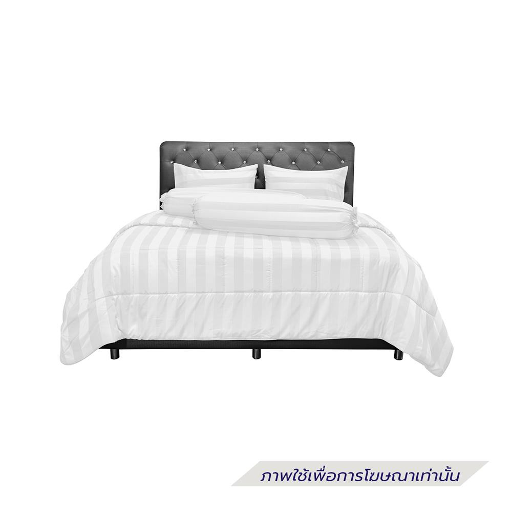 ชุดผ้าปูที่นอน 6 ฟุต (ชุด 6 ชิ้น) PICASSO TENCEL JASMINE สี WHITE