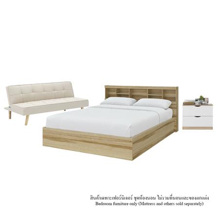 ชุดห้องนอน 5 ฟุต KONCEPT MOLLY 59064092 สีลินเบิร์กโอ๊ค_0