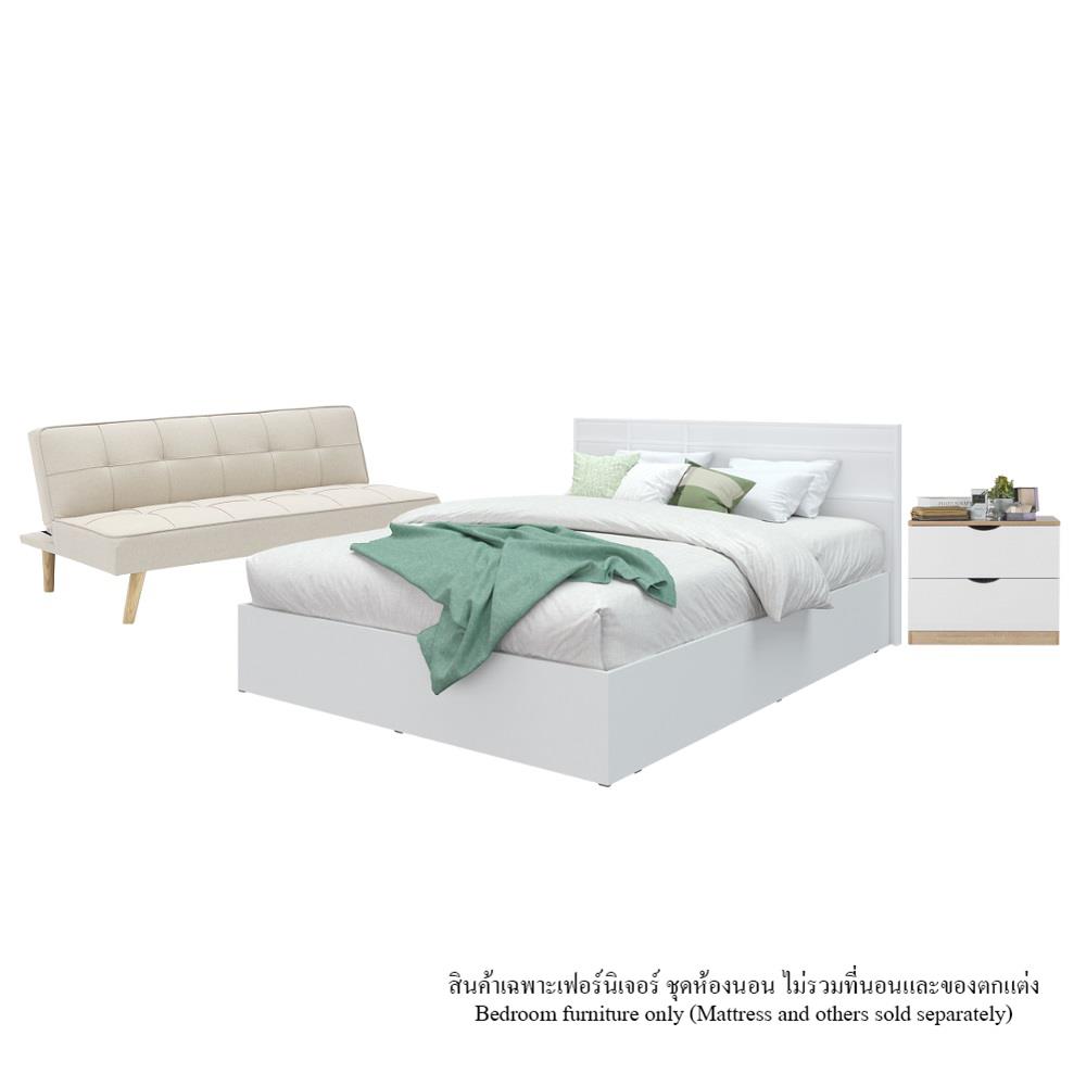 ชุดห้องนอน 6 ฟุต KONCEPT HAMAKO 59064091 สีขาว