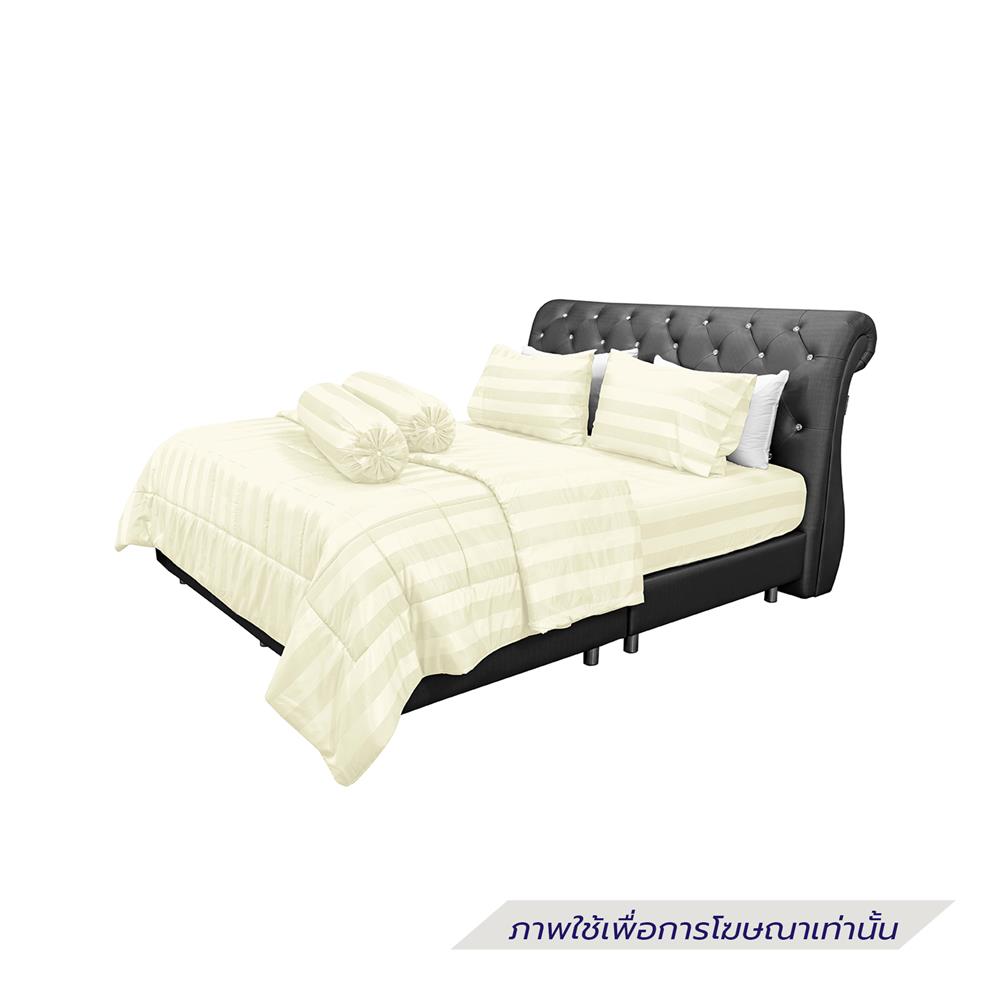 ชุดผ้าปูที่นอน 6 ฟุต (ชุด 6 ชิ้น) PICASSO TENCEL JASMINE สี CREAM