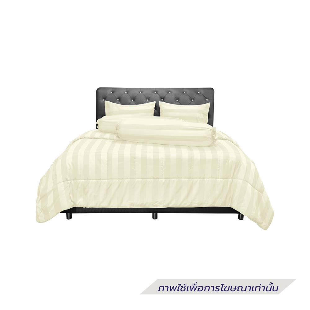 ชุดผ้าปูที่นอน 6 ฟุต (ชุด 6 ชิ้น) PICASSO TENCEL JASMINE สี CREAM