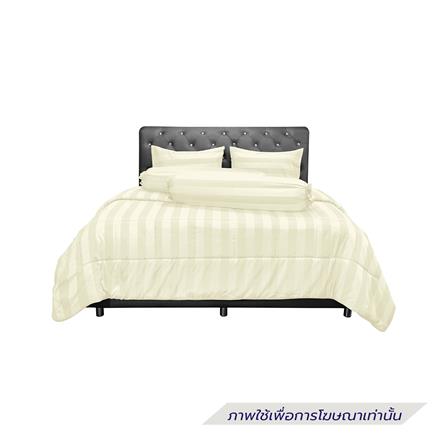 ชุดผ้าปูที่นอน 6 ฟุต (ชุด 6 ชิ้น) PICASSO TENCEL JASMINE สี CREAM_2