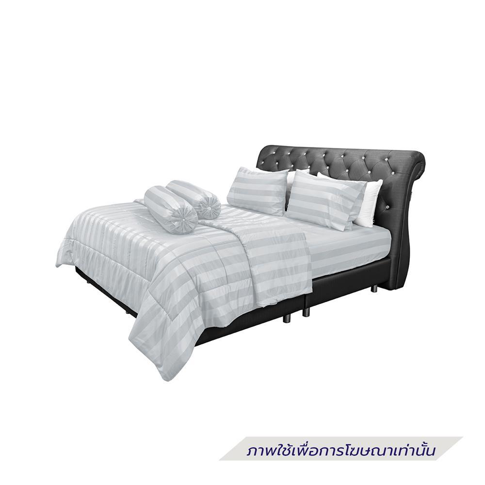 ชุดผ้าปูที่นอน 6 ฟุต (ชุด 6 ชิ้น) PICASSO TENCEL JASMINE สี GREY