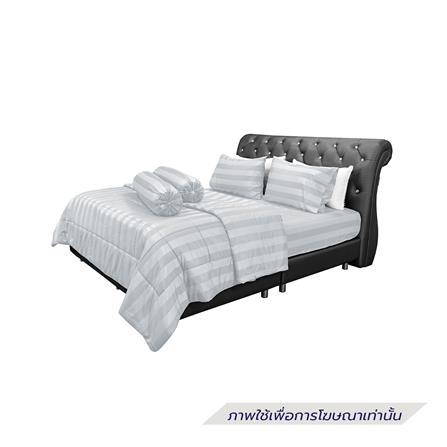 ชุดผ้าปูที่นอน 6 ฟุต (ชุด 6 ชิ้น) PICASSO TENCEL JASMINE สี GREY_1