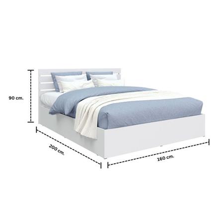 ชุดห้องนอน 5 ฟุต KONCEPT HAVE 59064087 สีขาว_5