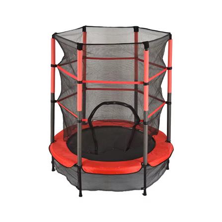 แทรมโพลีนพร้อมตาข่าย GRANDE JJM37 สีดำ/แดง_0